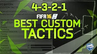 FIFA 16 BEST COUNTER-ATTACK FORMATION / 4-3-2-1 BEST CUSTOM TACTICS & PLAYER INSTRUCTIONS  FUT & H2H