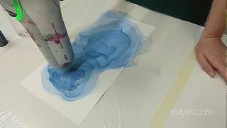 Mily Art Урок 1 - Техника спиртовых чернил