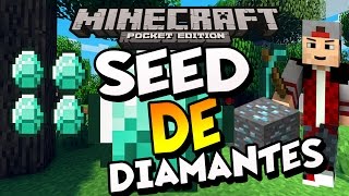 INCREIBLE SEED DE DIAMANTES| Minecraft PE 0.13.0 BUILD 1,2,3,4,5