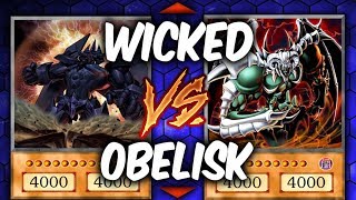 Yugioh WICKED GODS vs OBELISK (Yu-gi-oh God Card Deck Duel!)