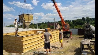 Представляем Вам полный цикл строительства цокольного этажа.