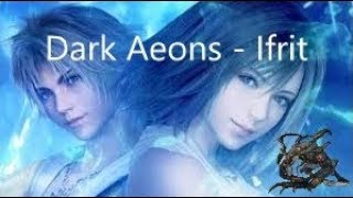 FFX HD Dark Aeons - Dark ifrit