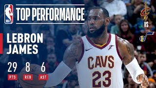 LeBron James Scores 29 Pts on His 33rd Birthday | December 30, 2017