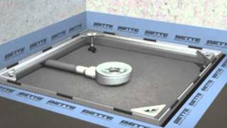 Montagefilm - BETTEEINBAUSYSTEM BODENGLEICHE DUSCHE