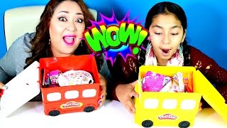 Monday Blind Bag Bin Play Doh Toys Surprises|B2cutecupcakes