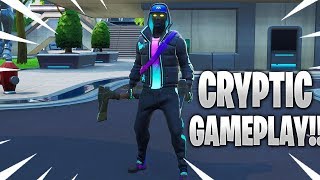 NEW CRYPTIC Skin Gameplay In Fortnite Battle Royale...