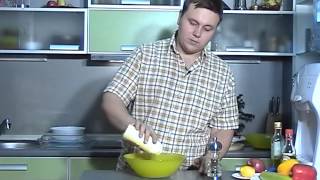 Палтус запеченный с овощами. Рецепт для худеющих.
