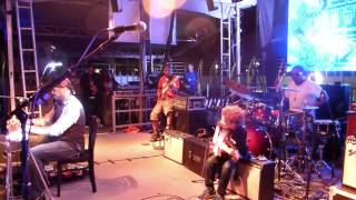 Brandon Niederauer jamming with the Robert Randolph Band on Jam Cruise