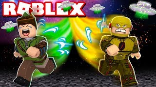 CORRIDAS NO ESPAÇO DO LEGENDS OF SPEED DO ROBLOX!!