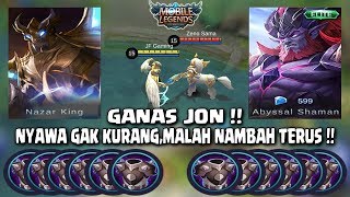 KAJA vs HYLOS || FULL BLADE ARMOR || TANK JAMAN NOW !! MOBILE LEGENDS