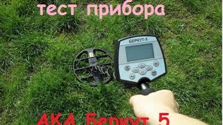 Тест металлоискателя АКА Беркут 5 и не только.....