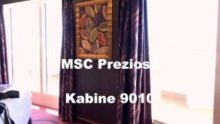 MSC Preziosa - Cabin 9010 -  Kabine 9010  - Cabin 9010 of the MSC Preziosa