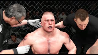 Brock Lesnar vs Daniel Cormier UFC Heavyweight Full Match (EA UFC - PS4)