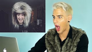 HAIRDRESSER REACTS TO EMO/SCENE HAIR TUTORIALS! | bradmondo