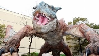 モンハン、実物大「ティガレックス」がUSJに襲来！ 耳つんざく"大咆哮"も再現　#Monster Hunter　#Universal Studios Japan