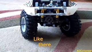 Lego Technic wheel hub mod