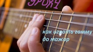 Максим Бондаренко уроки игры на гитаре Урок№4 Как играть гамму до мажор