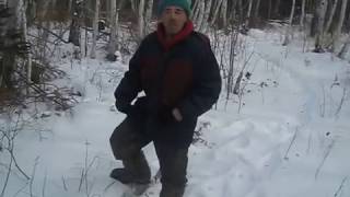 У Андрея зимой на пасеке