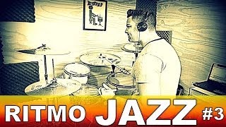 RITMO JAZZ  NA BATERIA -  AULA DE BATERIA