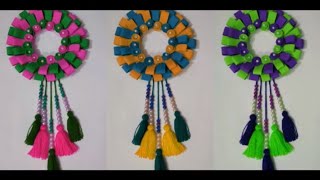 AWESOME WALL HANGING TORAN CRAFT Idea | How To Make Easy paper flower wall hanging