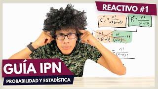 Guía IPN Probabilidad y estadística Reactivo #01 Curso examen admisión IPN