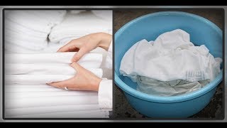 Как отбелить белые вещи. Убираем пятна. Супер рецепты!!!