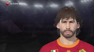 PES 2018 DAMIANO TOMMASI STATS FACE HAIR - CLASSIC AS ROMA