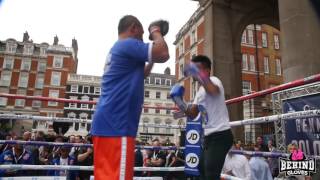 SPEED!! JOHN CASIMERO PUBLIC WORKOUT AHEAD OF CHARLIE EDWARDS FIGHT