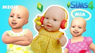 ME FIZ NO THE SIMS 4 E FIQUEI ESTRANHA! | Megie e Mia - Lilly Doll