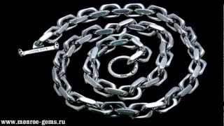 Тяжелая серебряная цепь