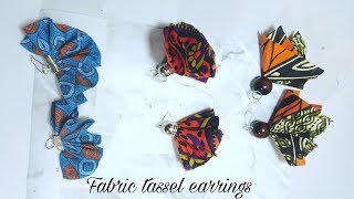 3 Ideas for Fabric Tassel Earrings