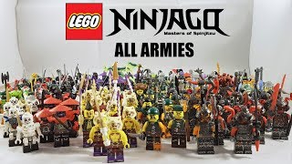 ALL Lego Ninjago Armies (2011 - 2017)