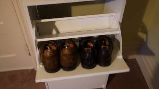 Ikea Bissa shoe cabinet setup