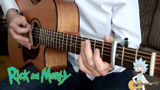 Rick and Morty opening theme - Acoustic fingerstyle guitar version