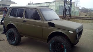 #2 Тюнинг Ваз 21213 Нива,защитное покрытие раптор