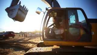 Behind The Scenes - Track Hoe Boarding!