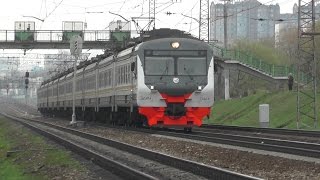 Электропоезд ЭД4М-0464 ЦППК перегон Кунцево-1 - Одинцово