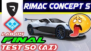 Asphalt 8 - R&D - Rimac Concept S - LAB 04 - Test 50 FINAL AI
