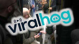 Tube Passengers Shocking Exercise Regime || ViralHog