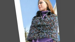Пелерина на пуговицах