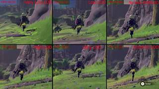 Cemu 1.15.1 | BOTW | LOD & Shadow Preset Comparison