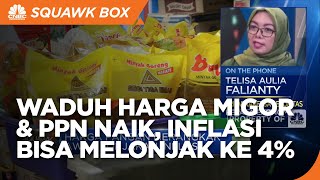 Harga Migor Hingga PPN Naik, Inflasi Diproyeksi Bisa Melonjak ke 4%