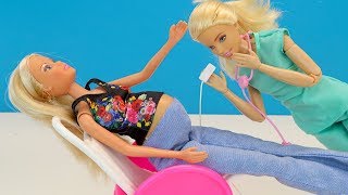 Последнее УЗИ или За что Поймали Эви? Мультик Беременная #Барби Куклы Игрушки Для девочек IkukklaTV