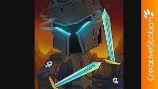Minecraft Avatar - Speed art (#Manga Studio) | CreativeStation
