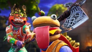 SACRIFICE AT TOMATO TEMPLE! | A Fortnite Film (Tomato Head Tribe vs Beef Boss)