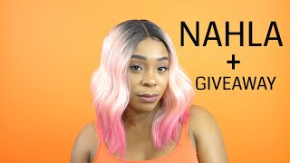 Outre Color Bomb Synthetic Swiss Lace Front Wig - NAHLA +GIVEAWAY --/WIGTYPES.COM
