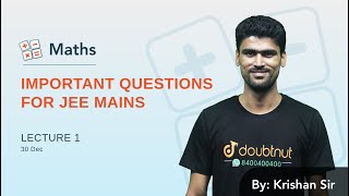 Definite Integration | Important Questions For JEE Mains | JEE Mains 2020 | Doubtnut JEE | Maths