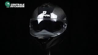 360° Shark Spartan Carbon Skin Black - Centrale-du-casque.com