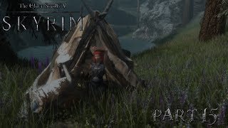 Skyrim - The Elder Scrolls 5: Путешествие в Рифтен, ночевка в палатке - летсплей (часть15)