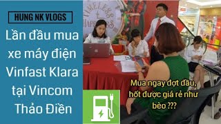Lần Đầu Mua Xe Máy Điện Vinfast Klara  | Hưng NK Vlogs